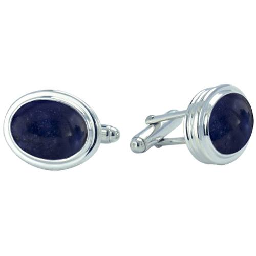 Sodalite Cremation Cufflinks